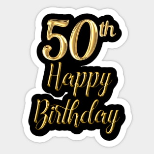 50 Year Old Gifts Crew 50th Birthday Party diamond Sticker